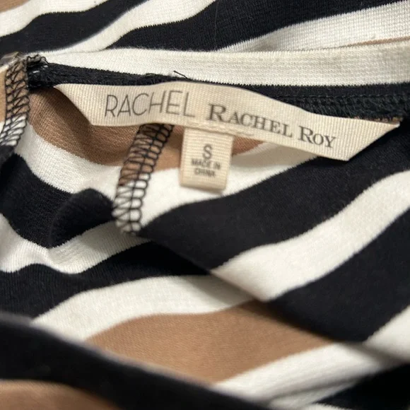 Rachel Roy like new striped short sleeve dress size S - Picture 3 of 5